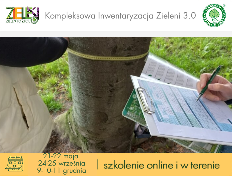 PAKIET SZKOLEŃ: KOMPLEKSOWA INWENTARYZACJA ZIELENI 3.0